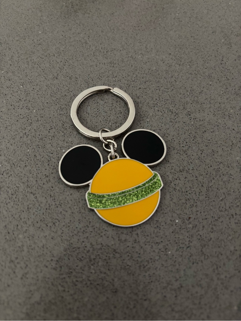 Mickey Shaped Pluto Keychain